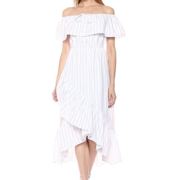 Shop Bb Dakota Womens Dress White Size Large L Maxi Off Shoulder