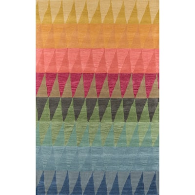 Momeni Delhi Hand-tufted Wool Geometric Area Rug
