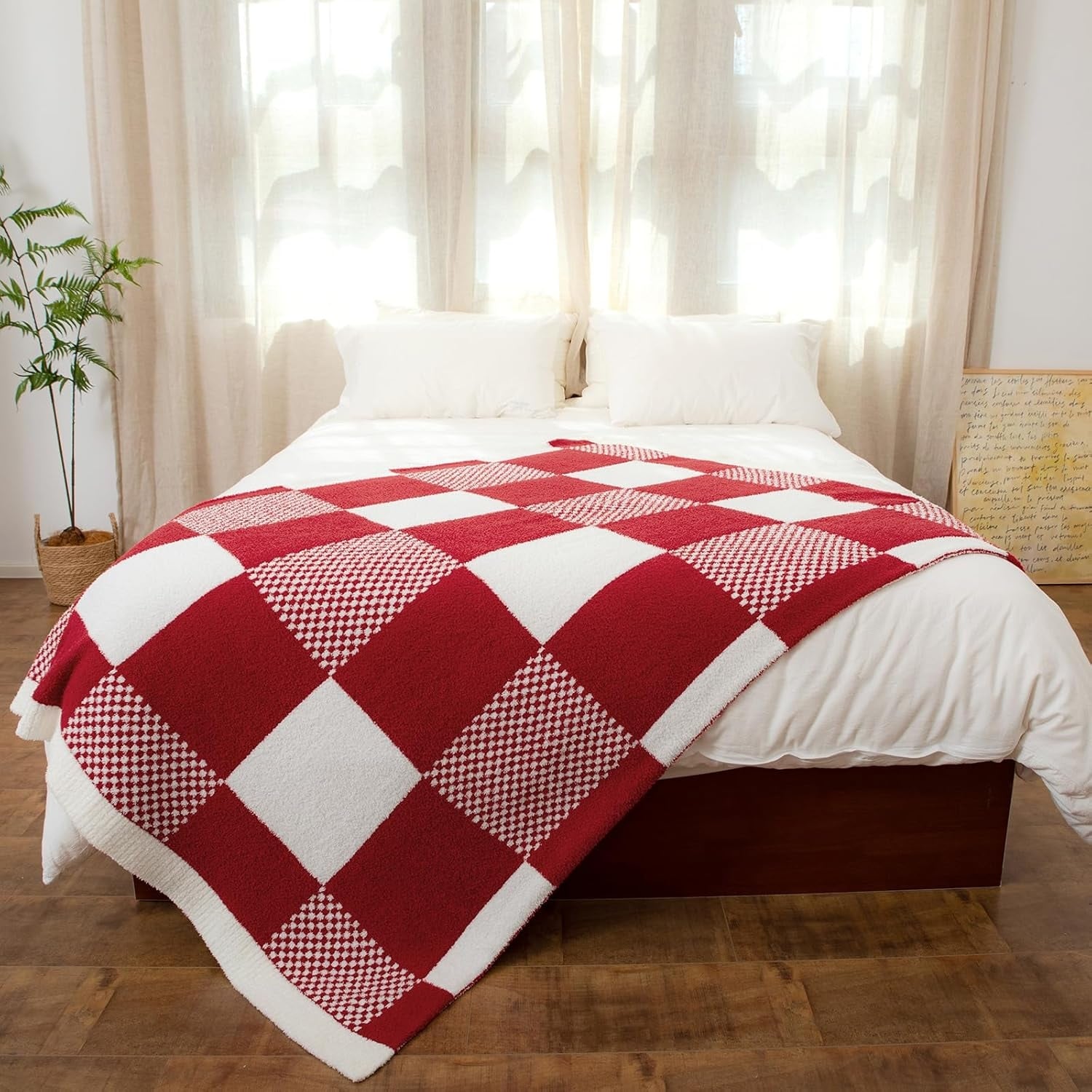 Super soft warm throw blanket