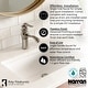 preview thumbnail 14 of 22, Karran Dartford Single Hole Single Handle Basin Bathroom Faucet with Matching Pop-up Drain