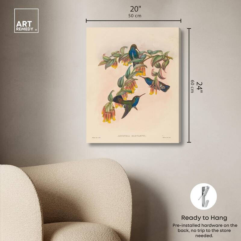 Hart Bartlett Emerald Canvas by Art Remedy, Gallery Wrapped