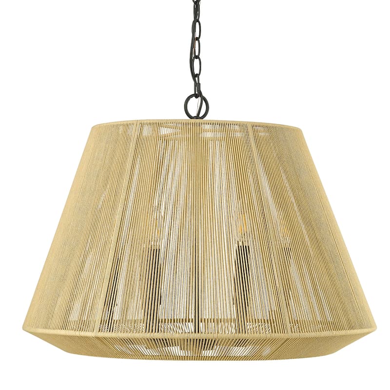 Millennium Lighting 20606 Sterling 6 Light 24" Wide Pendant - Matte Black