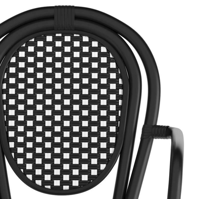 All-Weather Commercial Paris Chair with Metal Frame