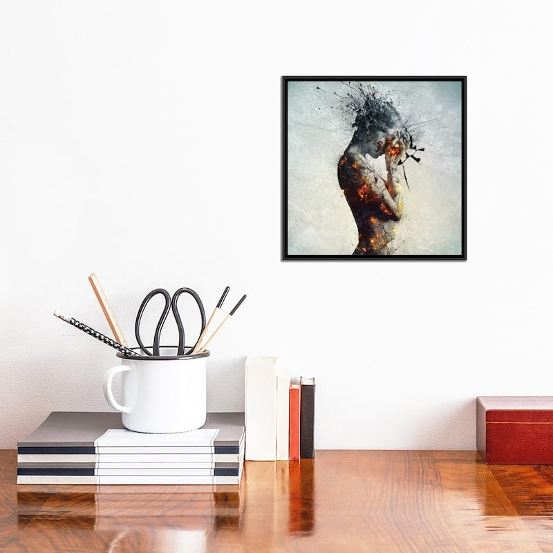 iCanvas "Deliberation" by Mario Sanchez Nevado Framed Canvas Print