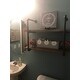 Danya B. Two-tier Industrial Pipe Wall Shelf