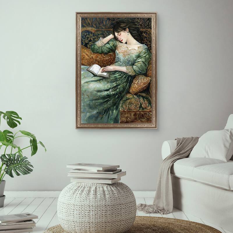 Masterpiece Art Gallery| Fast Asleep by Cloverfield & Co. - Framed Canvas Art Print