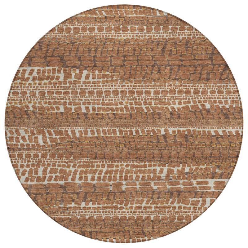 Machine Washable Indoor/ Outdoor Modern Winfield Chantille Rug