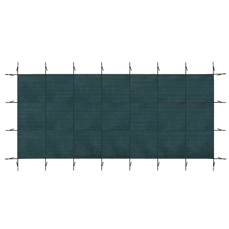 Swimming Pool Safety Cover, Fits 30x50ft Rectangular Swimming Pools, Triple Stitched High Strength Mesh PP Abrasion Resistant