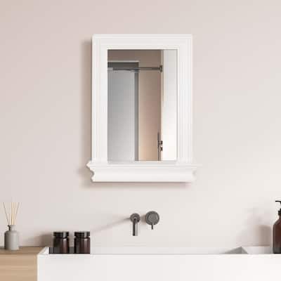 Teamson Home Stratford Removable Wall Mirror with Shelf