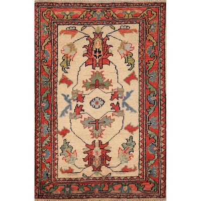 Kazak Oriental Foyer Rug Handmade Wool Carpet - 2'0" x 3'0"