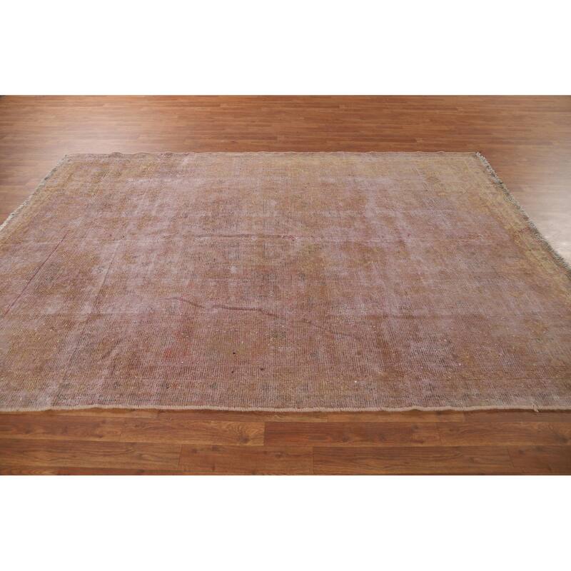 Overdyed Qashqai Persian Area Rug Handmade Wool Carpet - 6'3" x 9'1"