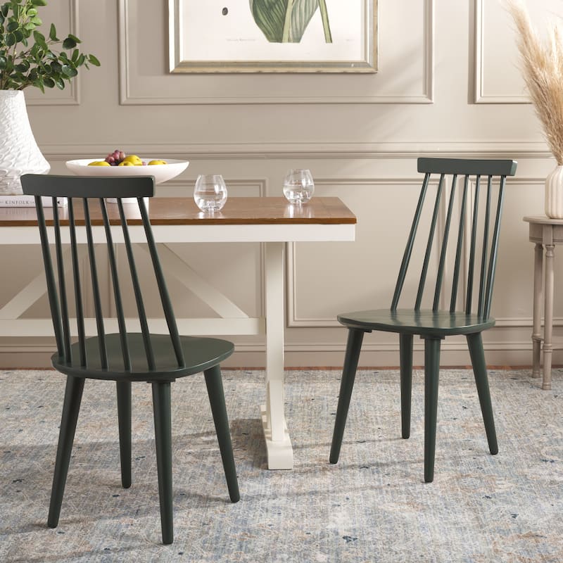 SAFAVIEH Home Burris 18-inch Side Chair [SET of 2] - 17"W x 21"D x 36"H