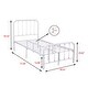 preview thumbnail 40 of 39, Alazyhome Sturdy Metal Platform Bed Frame