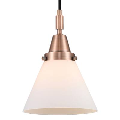 Innovations Lighting 447-1P-G41 Cone 8" Wide Mini Pendant with Matte