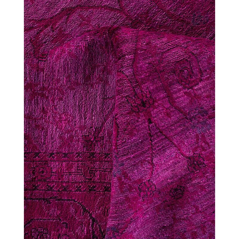 Vibrance, One-of-a-Kind Hand-Knotted Area Rug - Red, 9' 0" x 11' 8" - 9' 0" x 11' 8"