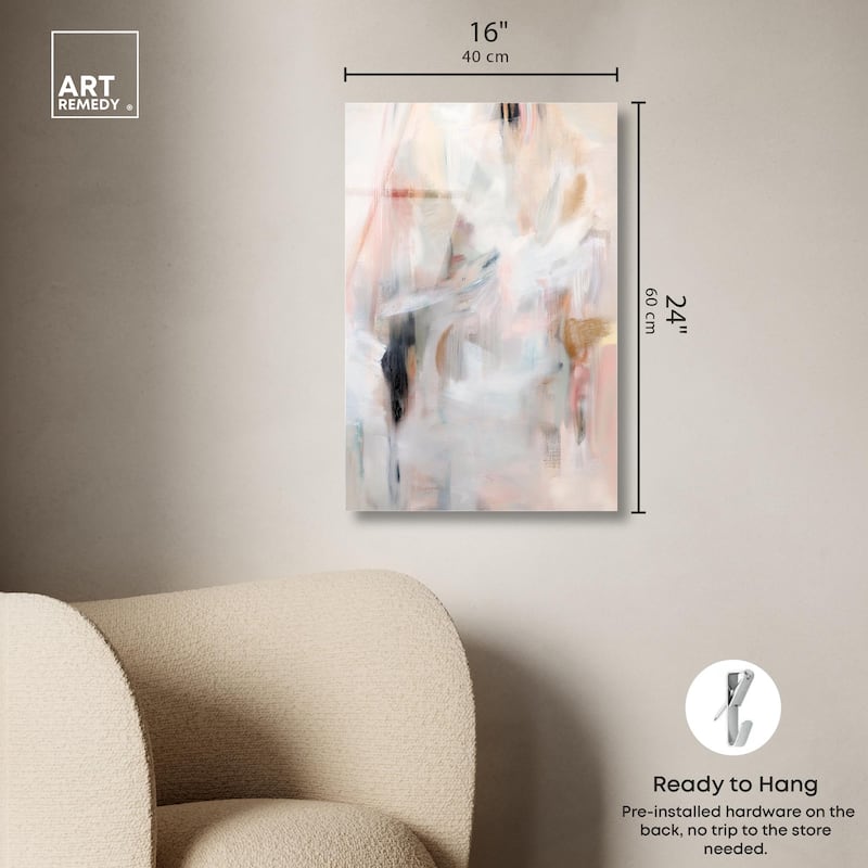 Drifting Colors II Acrylic by Art Remedy, Ready to Hang