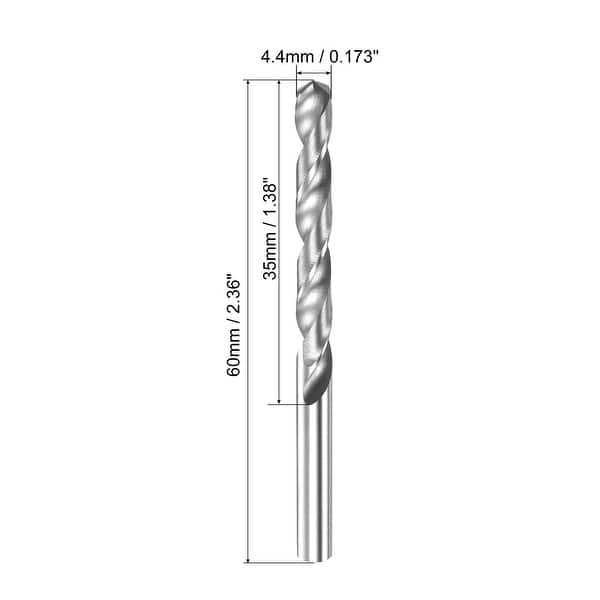 Carbide Spiral Flute Straight Shank Twist Drill Bit for Alloy Bed