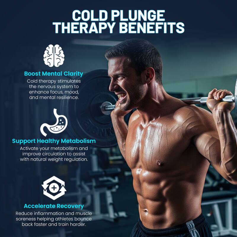 Vinter 62 in. 2-Person 0-Jet Cedar Cold Plunge Ice Bathtub/Hot Tub with Powerful Chiller and Heater in Natural Finish