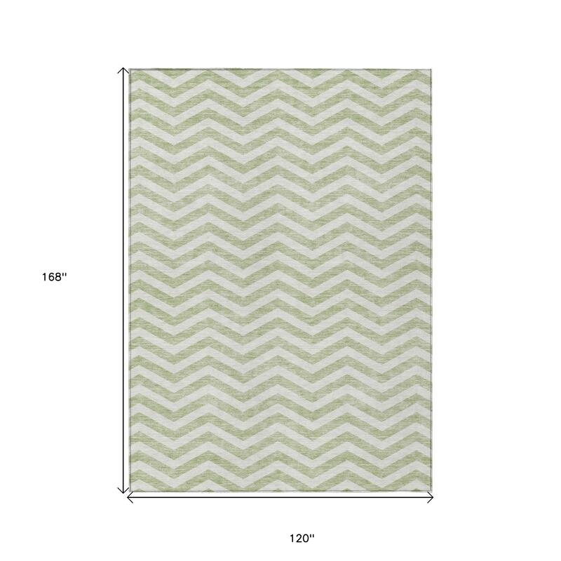 HomeRoots Chevron Transitional Rectangle Outdoor Rug