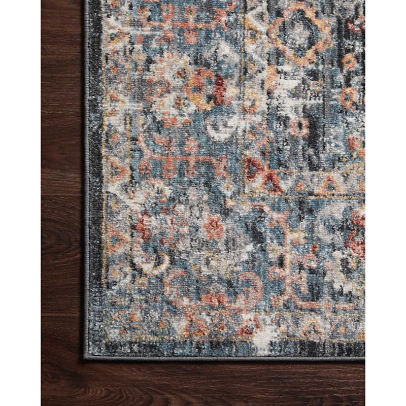 Alexander Home Penelope Vintage Botanical Oriental Area Rug