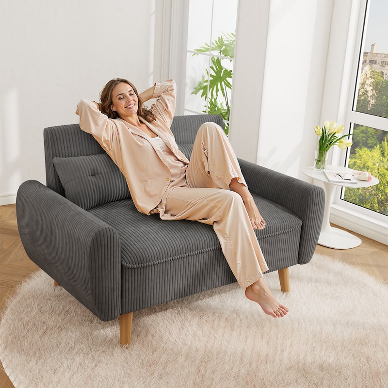 Futzca 48" Modern Loveseat Sofa