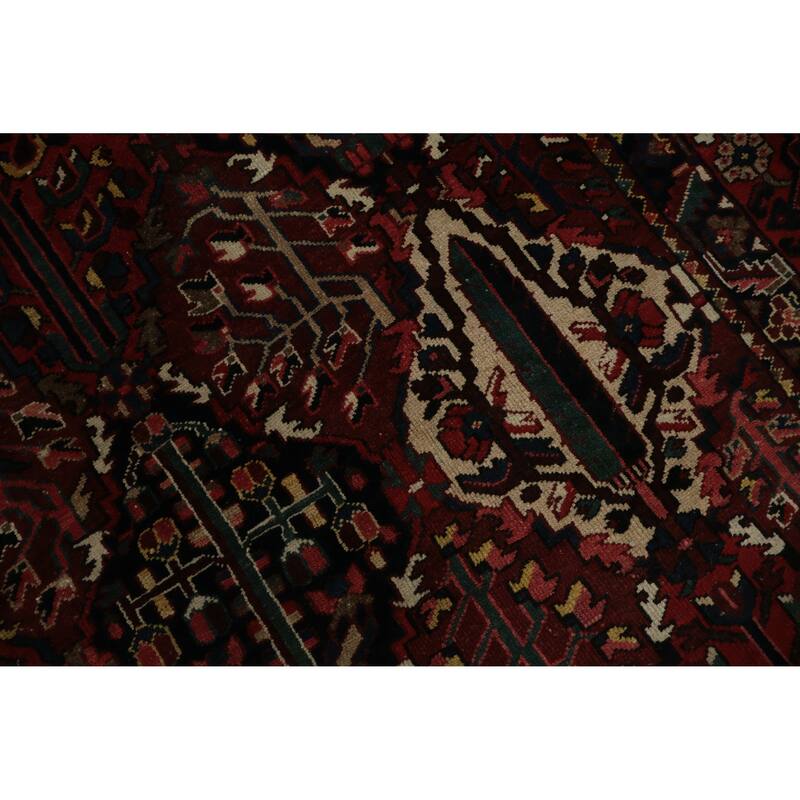 Hand Knotted Oriental 100% Wool Carpet Traditional Floral Red Bakhtiari Area Rug - 14' 5'' X 11' 5''