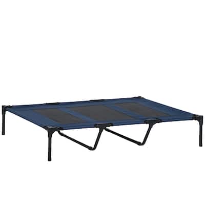 48" x 36" Breathable Elevated Dog Bed Portable Pet Cot,Raised Pet Bed w/ Carry Bag Metal Frame Breathable Mesh