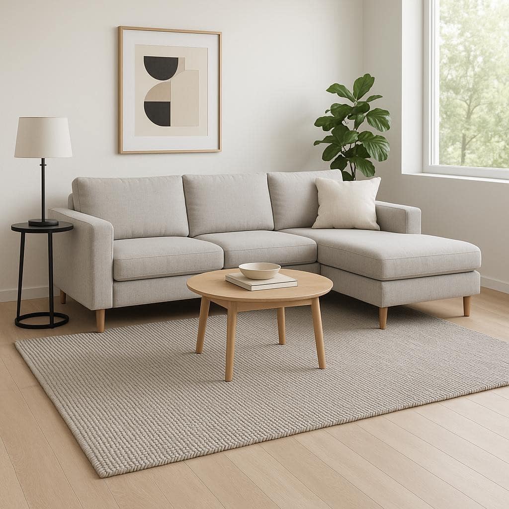 HomeRoots Solid Color Modern Rectangle Area Rug - 144 in. x 108 in. x 0.4 in.