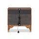 preview thumbnail 13 of 12, Furniture of America Forma Mid-Century Modern Walnut Solid Wood Nightstand With LED Light and USB Ports (Set of 2)