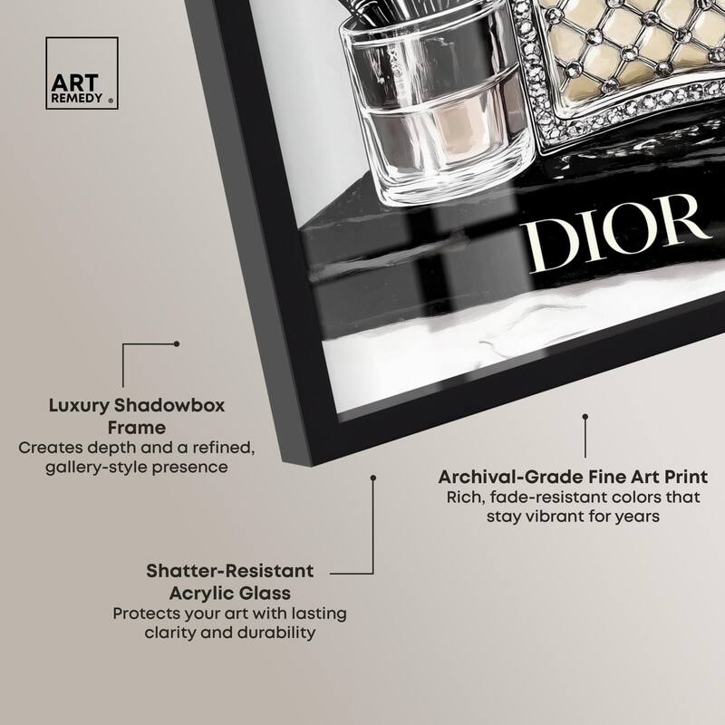 Classy Ink Glam Setup Shadowbox by Art Remedy