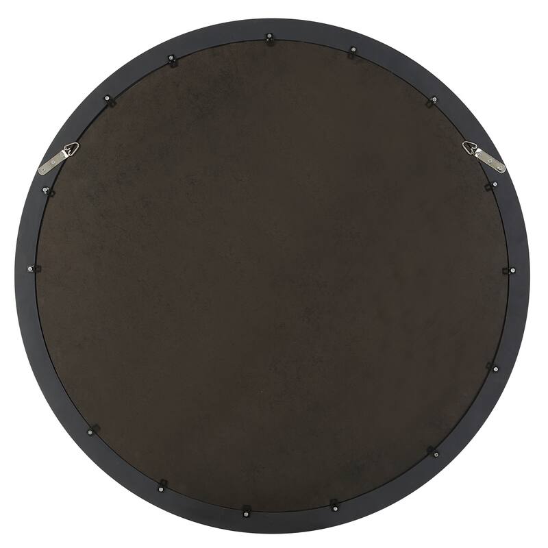 Uttermost Scalloped Edge Round Mirror - 38"W x 38"H x 0.88"D