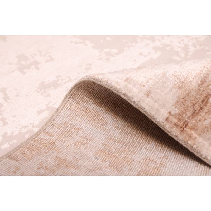 ECARPETGALLERY Hand-knotted Legacy Beige Silk, Wool Rug - 2'5 x 11'7