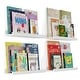 preview thumbnail 1 of 6, Wallniture Denver 17" Floating Shelves for Kids Room Decor, White Bookshelf (Set of 4)