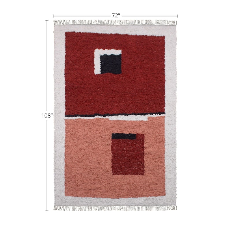 Echo Red Multicolor Rug