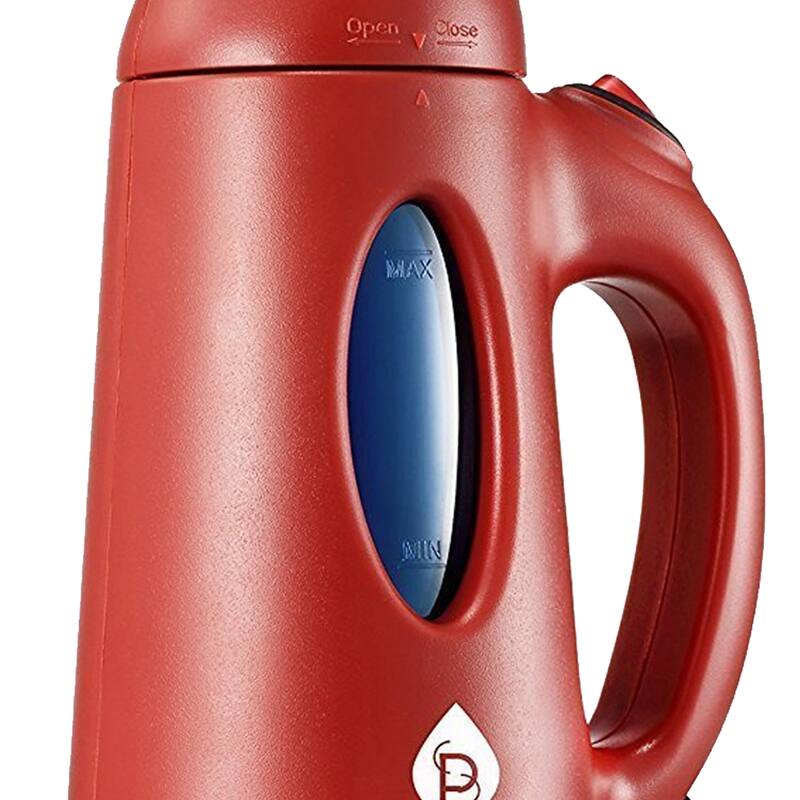 Compact Fabric Steamer in Cherry