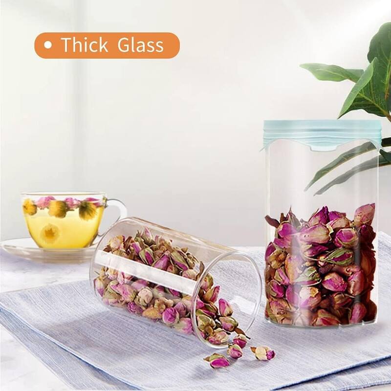 Glass Jars Containers with Lids