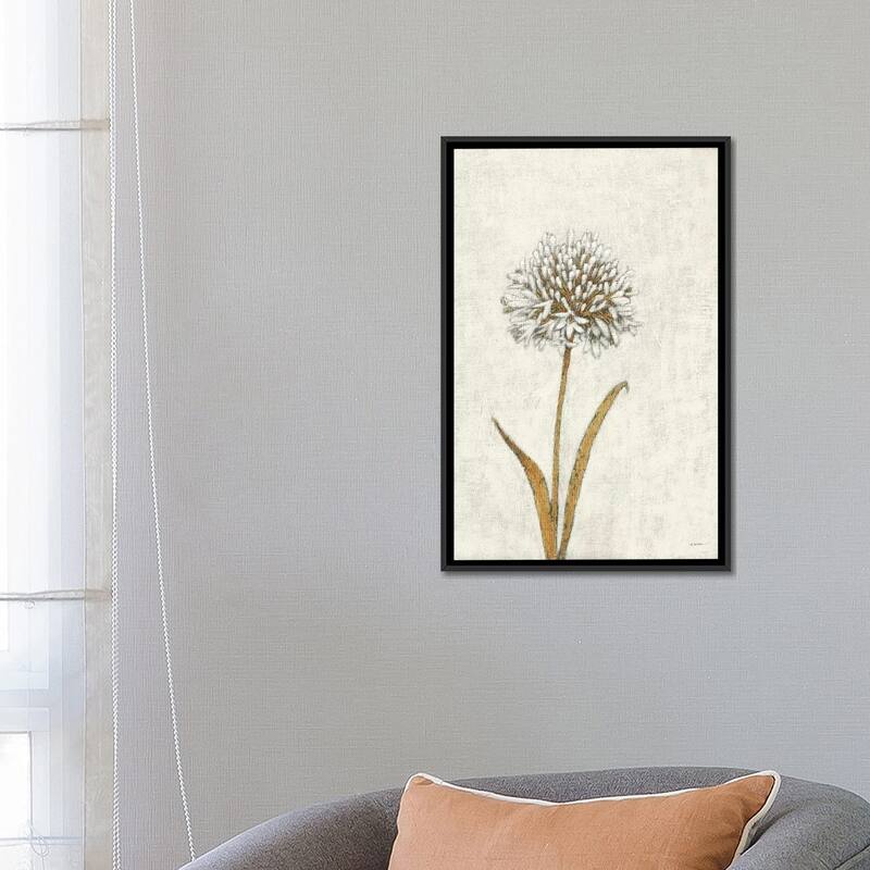 iCanvas "Shimmering Summer I Ivory" by James Wiens Framed Canvas Print