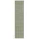 preview thumbnail 75 of 87, SAFAVIEH Handmade Natural Fiber Bariaa Jute Rug 2'3" x 9' Runner - Green/Grey - Runner