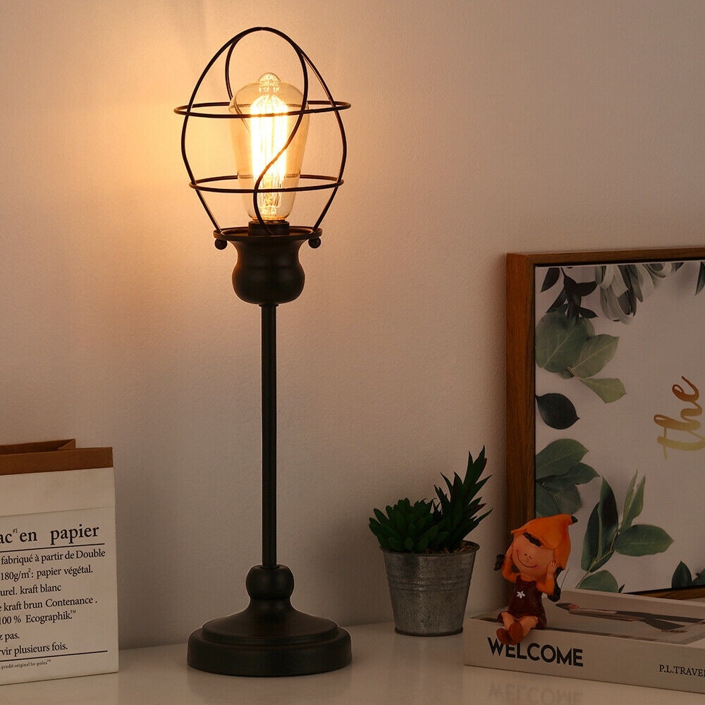 Simple nightstand lamp on sale