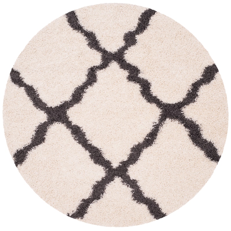 SAFAVIEH Dallas Shag Giusy Trellis 1.5-inch Thick Rug