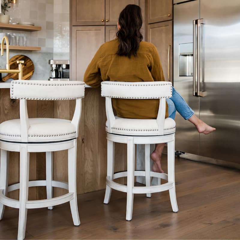 Maven Lane Alexander Swivel Kitchen Stool