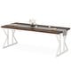 preview thumbnail 35 of 52, Farmhouse Dining Table for 6 People, 70.8-Inch Rectangular Wood Kitchen Table