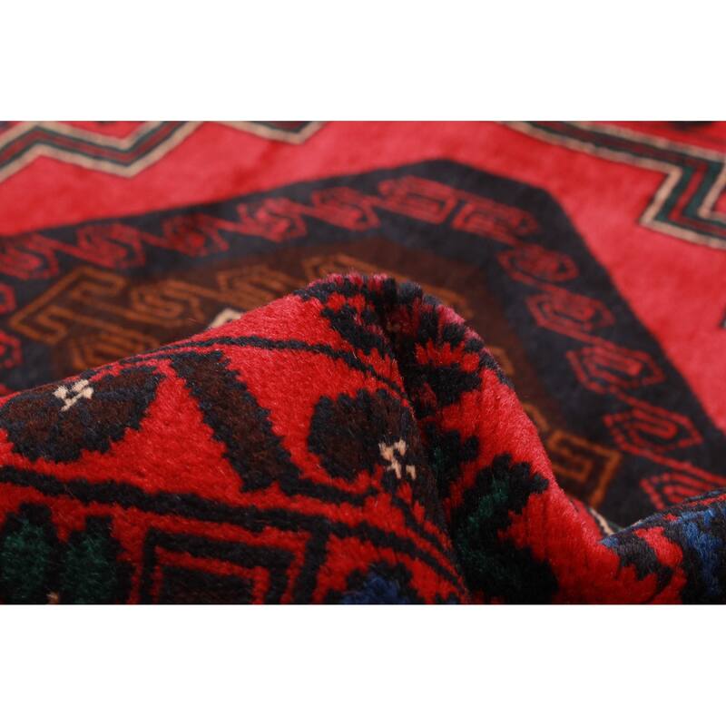 Teimani Red Rug 2'10" x 5'0" - 2'10 x 5'0