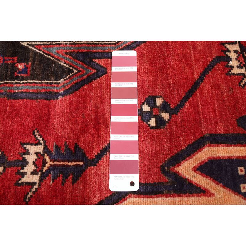 ECARPETGALLERY Hand-knotted Anatolian Vintage Red Wool Rug - 4'3 x 6'7