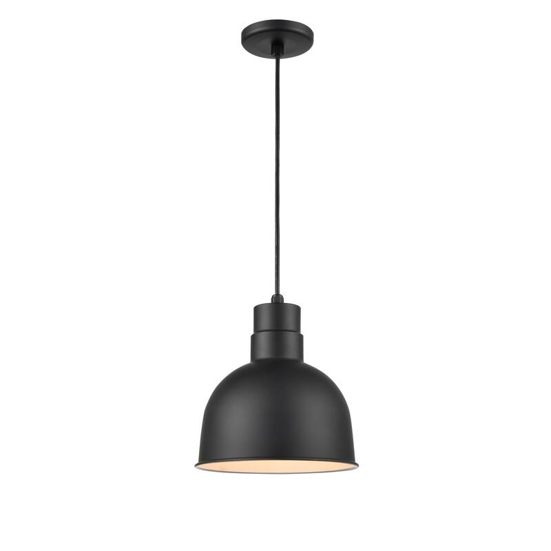 Millennium Lighting R Series 10" Cord Hung Deep Bowl Shade in Satin Black
