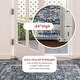 preview thumbnail 14 of 38, Washable Area Rug for Entryway Moss Soft Indoor Door Mat Distressed Floral Low-Pile Kitchen Rugs