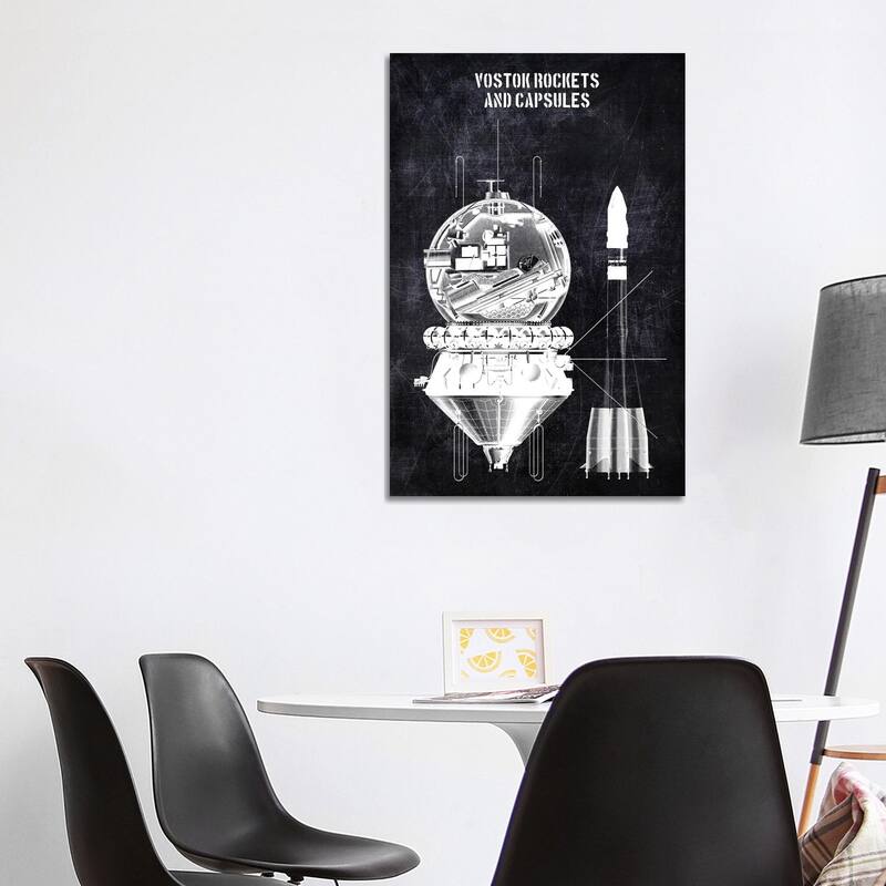 iCanvas "Vostok Rockets" by Joseph Fernando Canvas Print - 40x26x1.5