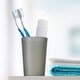 preview thumbnail 9 of 8, 2pcs Bathroom Toothbrush Tumblers for Kitchen 4.52"x3.03" Black