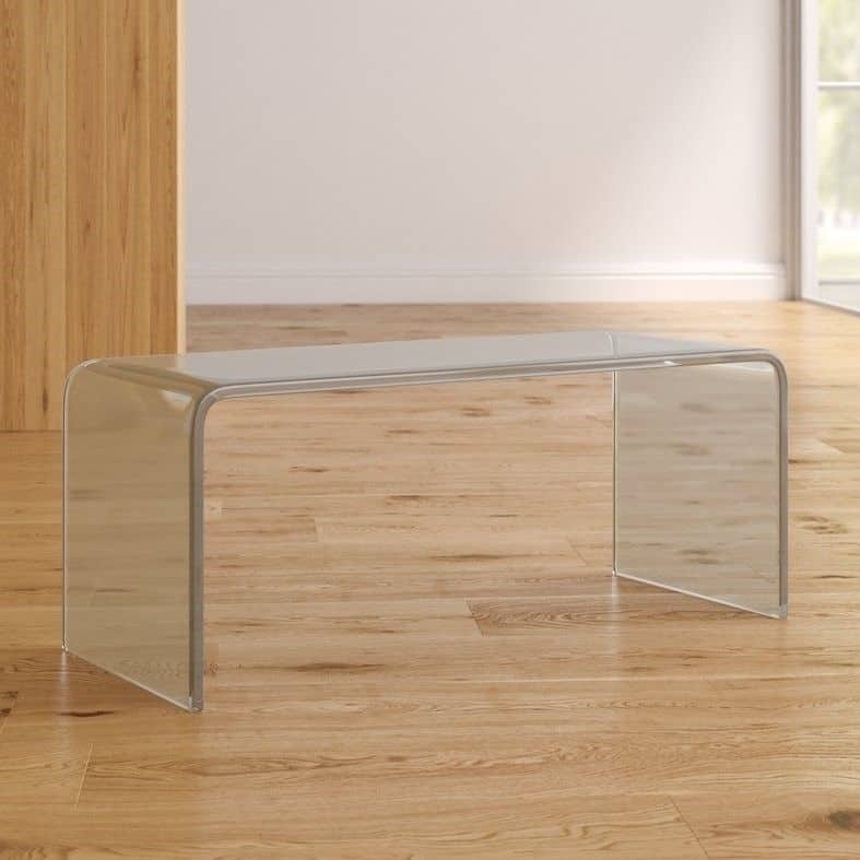 Harper Acrylic Coffee Table - Small: 39"(L)*16"(W)*16"(H)
