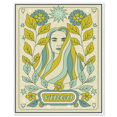 Virgo Stars Card Canvas by Art Remedy